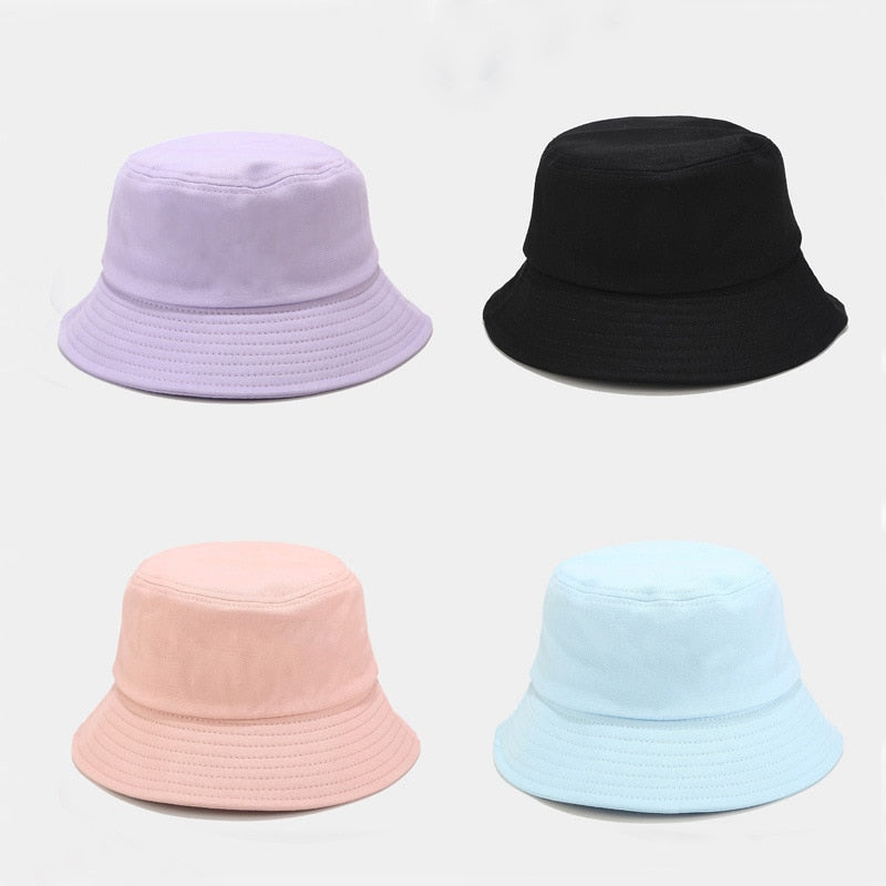 Women Summer Fashion Beach Adjustable Washable Cotton Bucket Hat Sun Hat  Outdoors Fish Hat Turkey Hat