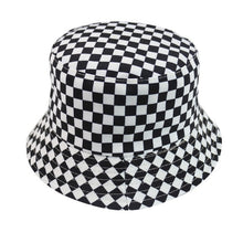 将图片加载到图库查看器，FOXMOTHER New Fashion Reversible Black White Cow Pattern Bucket Hats Fisherman Caps For Women Gorras Summer

